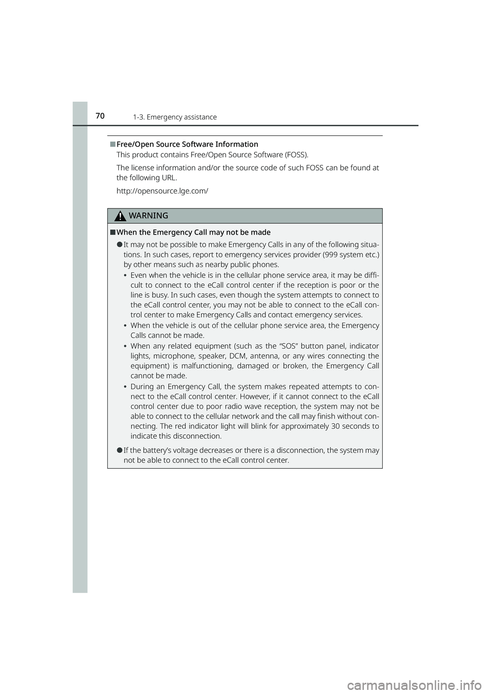 TOYOTA RAIZE 2023 Manual PDF 701-3. Emergency assistance
RAIZE_OM_General_BZ358E
⬛Free/Open Source Software Information
This product contains Free/Open Source Software (FOSS).
The license information and/or the source code of s TOYOTA RAIZE 2023 Manual PDF 701-3. Emergency assistance
RAIZE_OM_General_BZ358E
⬛Free/Open Source Software Information
This product contains Free/Open Source Software (FOSS).
The license information and/or the source code of s
