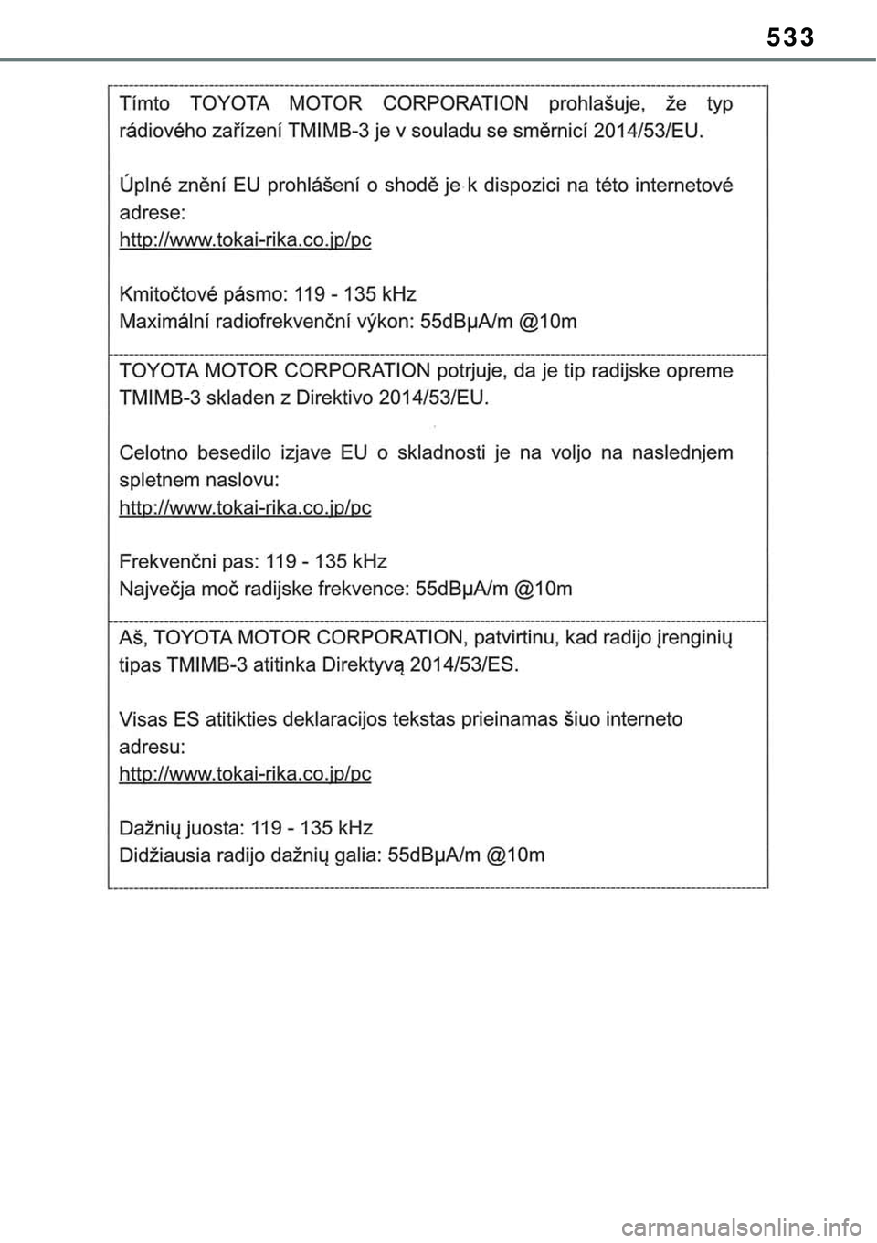 TOYOTA RAV4 2022 Manual de utilização (in Portuguese) 533 TOYOTA RAV4 2022 Manual de utilização (in Portuguese) 533