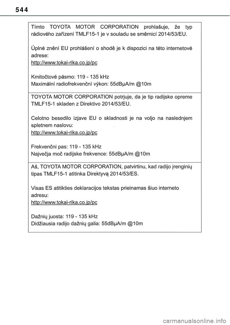 TOYOTA RAV4 2022  Manual de utilização (in Portuguese) 544 