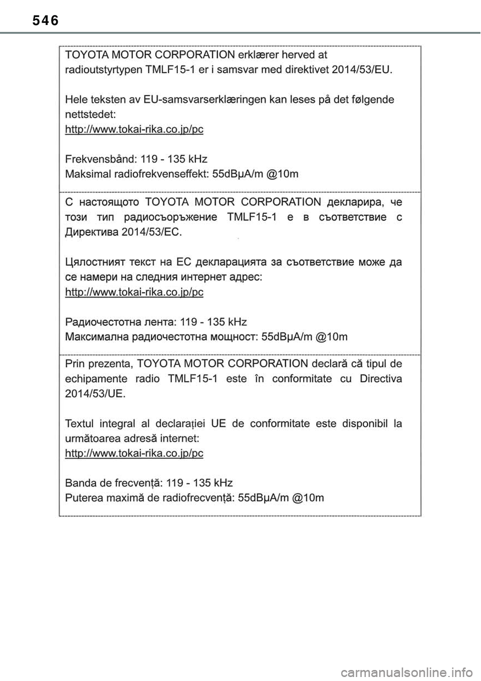 TOYOTA RAV4 2022  Manual de utilização (in Portuguese) 546 
