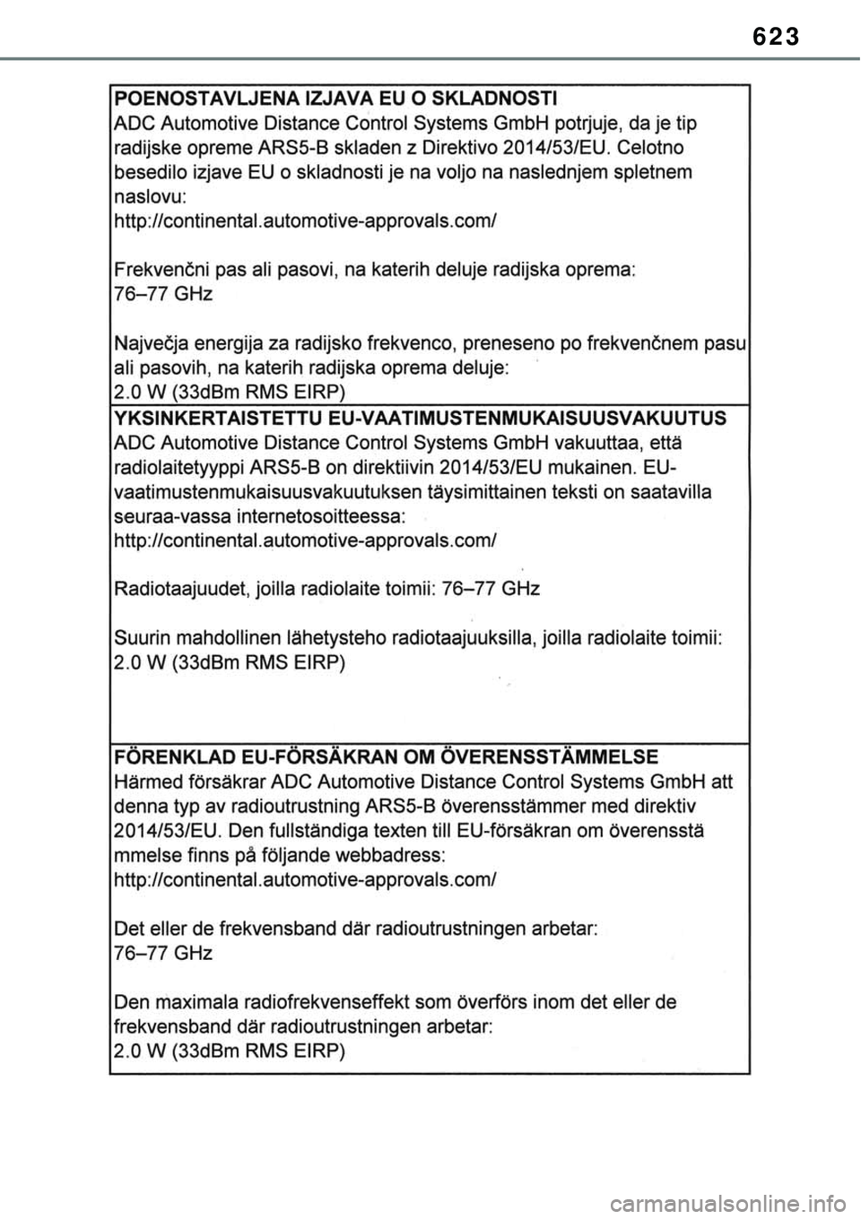 TOYOTA RAV4 2022 Manual de utilização (in Portuguese) 623 TOYOTA RAV4 2022 Manual de utilização (in Portuguese) 623
