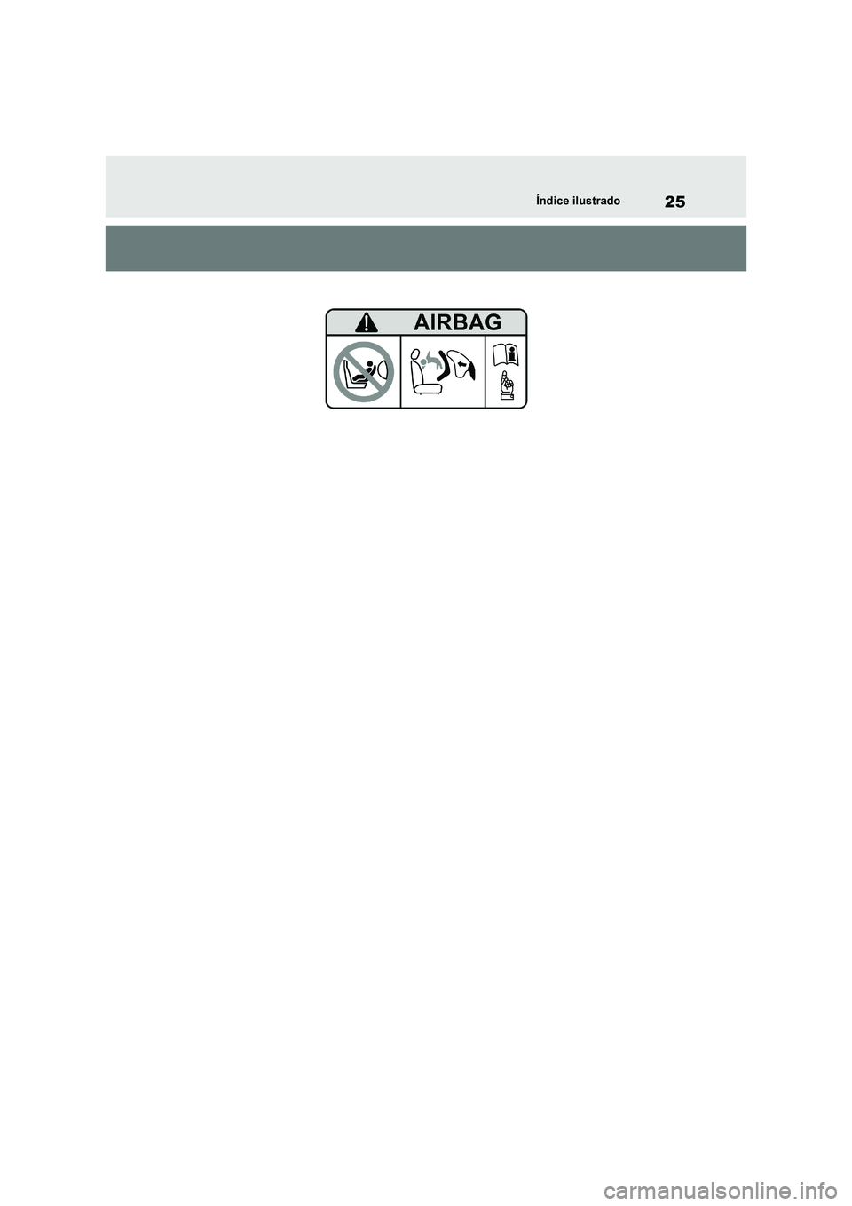 TOYOTA RAV4 2021 Manual del propietario (in Spanish) 25Índice ilustrado TOYOTA RAV4 2021 Manual del propietario (in Spanish) 25Índice ilustrado