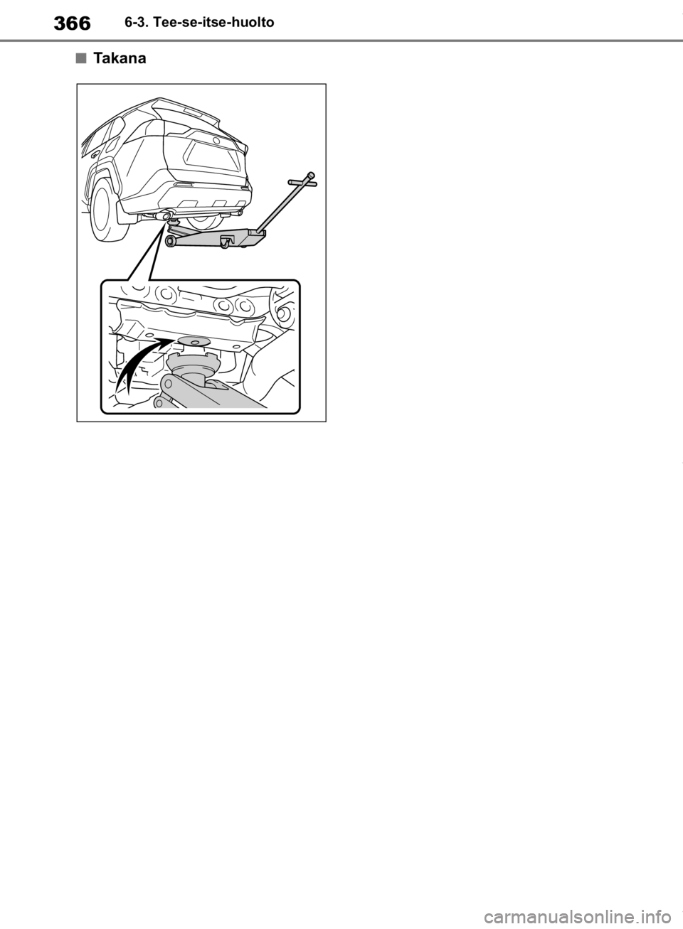 TOYOTA RAV4 2019 Omistajan Käsikirja (in Finnish) 3666-3. Tee-se-itse-huolto
nTakana
OM42C86FI.book Page 366 Friday, January 17, 2020 12:03 PM TOYOTA RAV4 2019 Omistajan Käsikirja (in Finnish) 3666-3. Tee-se-itse-huolto
nTakana
OM42C86FI.book Page 366 Friday, January 17, 2020 12:03 PM