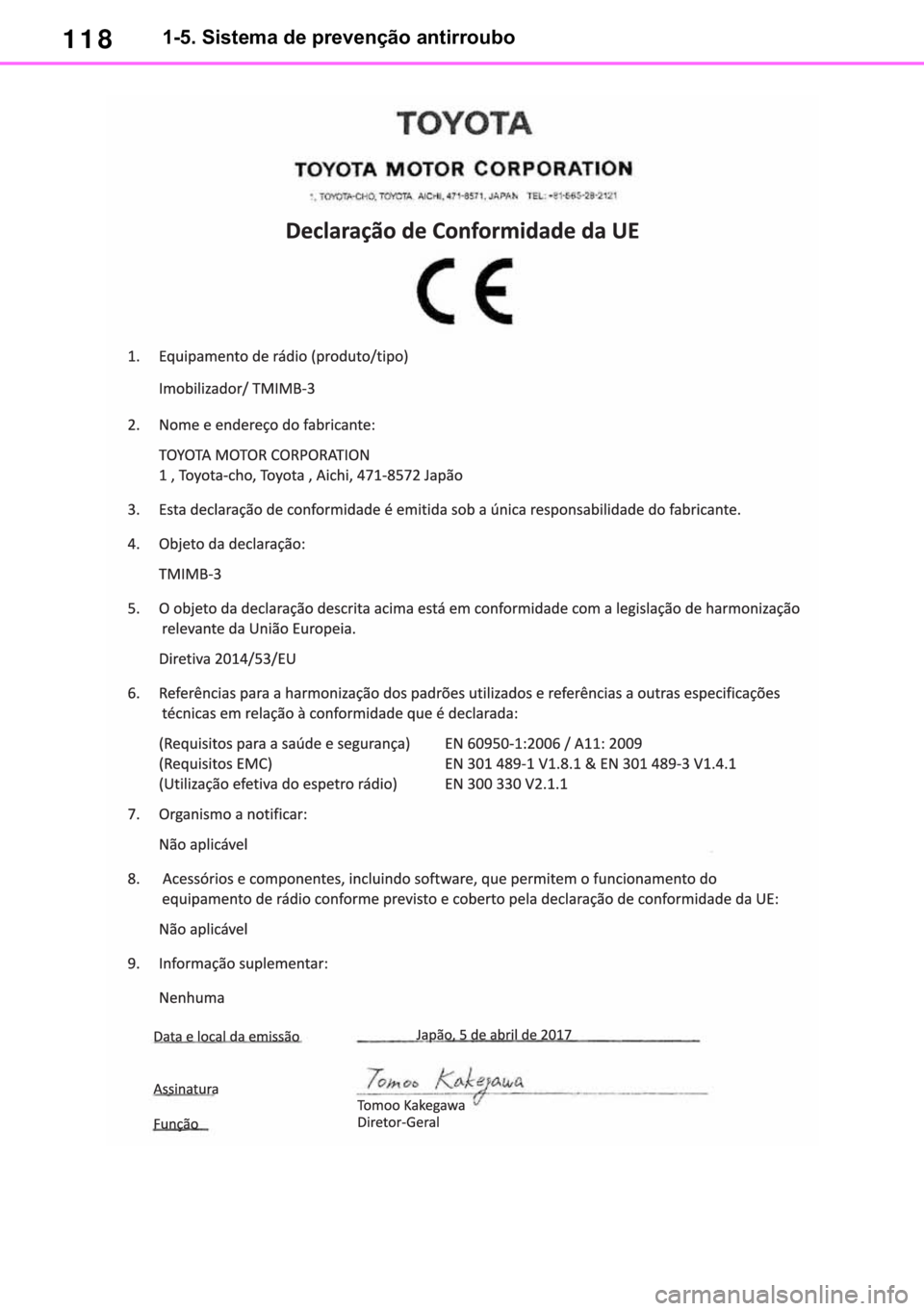 TOYOTA RAV4 2018  Manual de utilização (in Portuguese) 118������6�L�V�W�H�P�D��G�H��S�U�H�Y�H�Q�o�m�R��D�Q�W�L�U�U�R�X�E�R 
