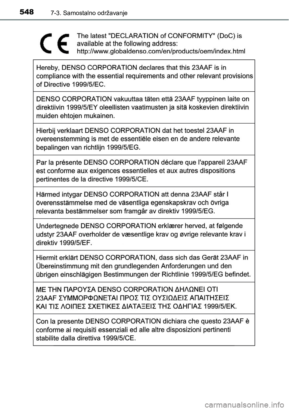 TOYOTA RAV4 2016 Upute Za Rukovanje (in Croatian) 5487-3. Samostalno održavanje TOYOTA RAV4 2016 Upute Za Rukovanje (in Croatian) 5487-3. Samostalno održavanje