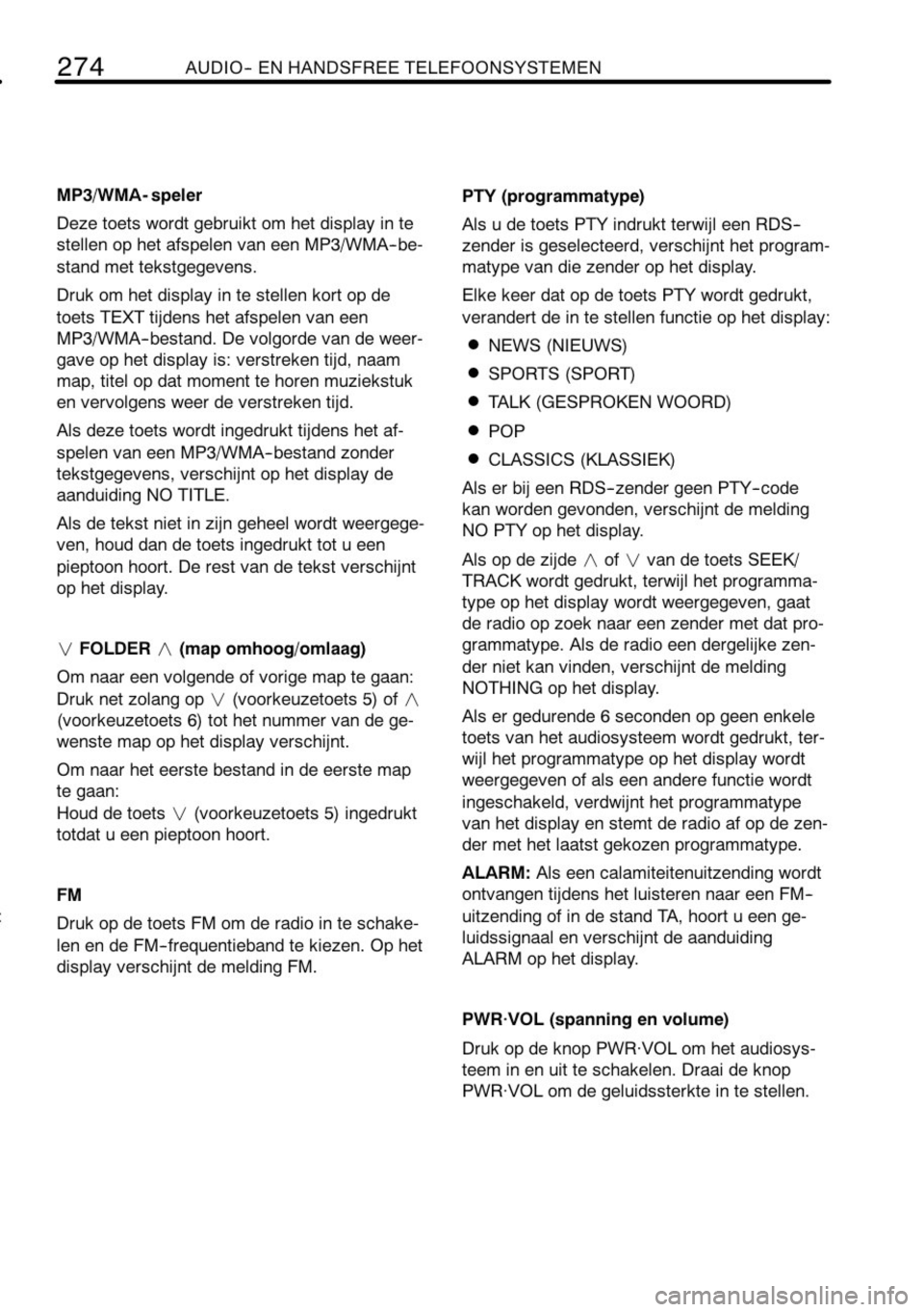 TOYOTA RAV4 2010 Instructieboekje (in Dutch) TOYOTA RAV4 2010 Instructieboekje (in Dutch)