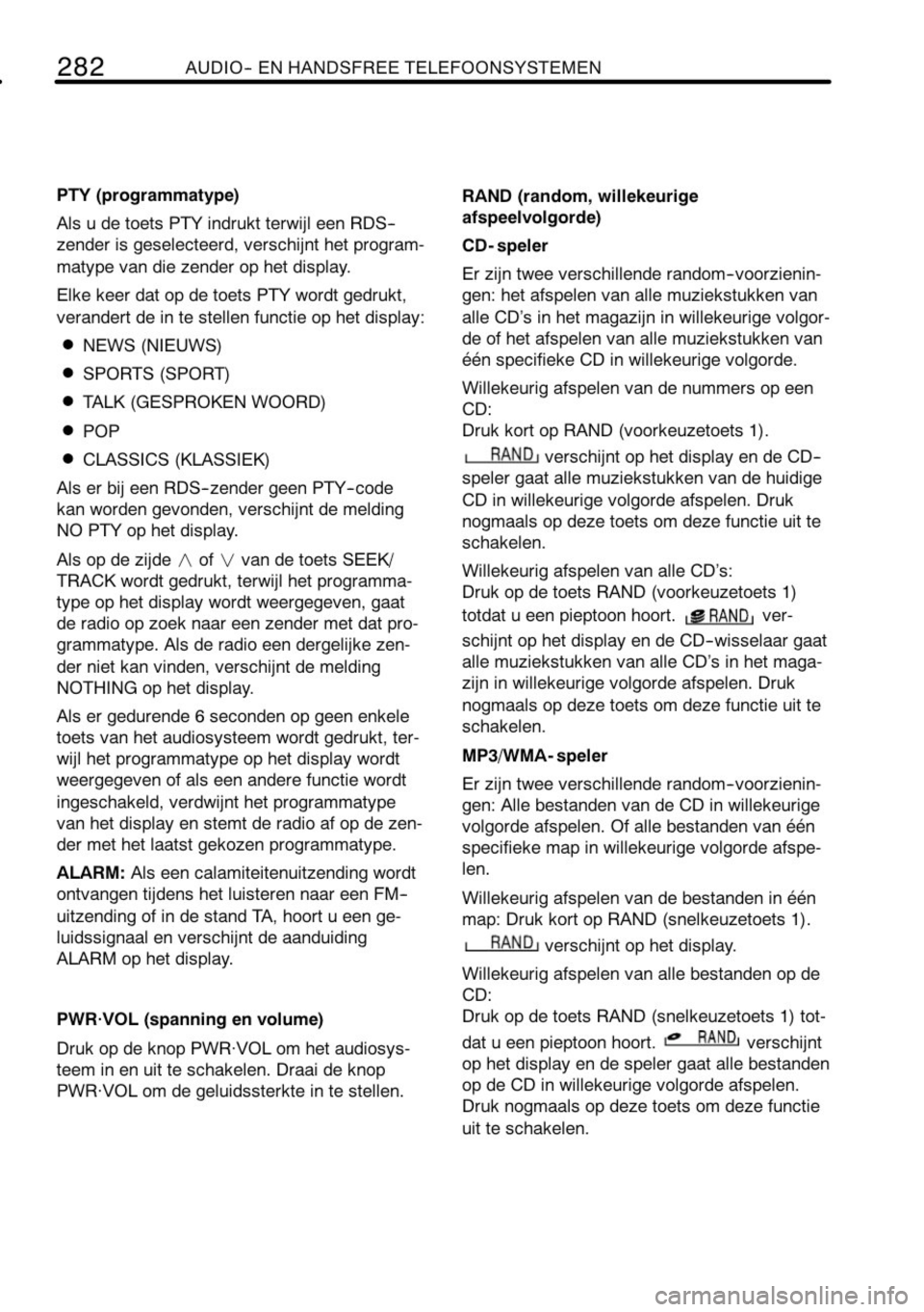 TOYOTA RAV4 2010 Instructieboekje (in Dutch) TOYOTA RAV4 2010 Instructieboekje (in Dutch)