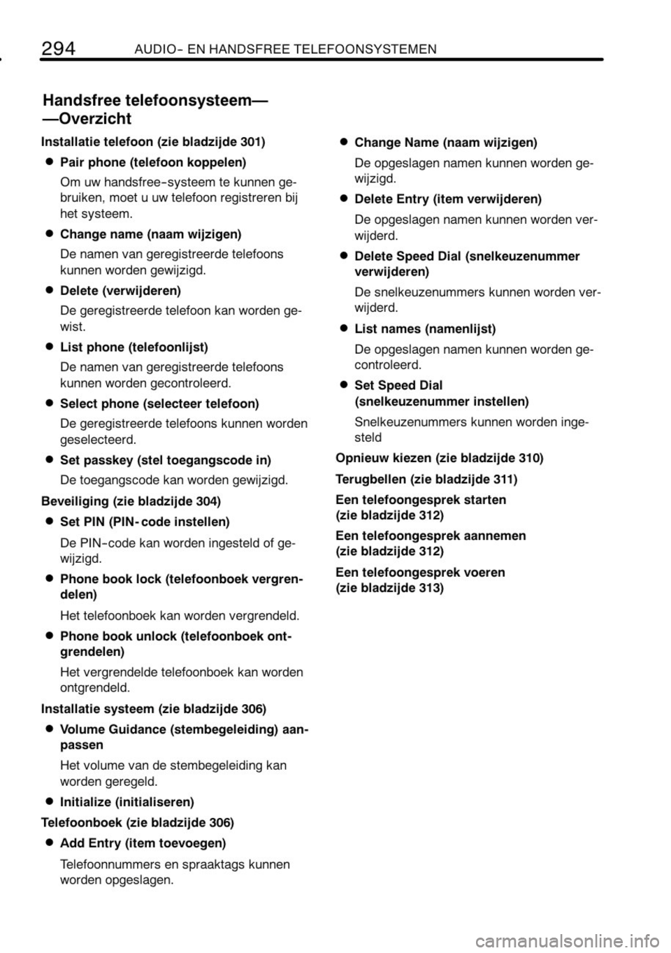 TOYOTA RAV4 2010 Instructieboekje (in Dutch) TOYOTA RAV4 2010 Instructieboekje (in Dutch)