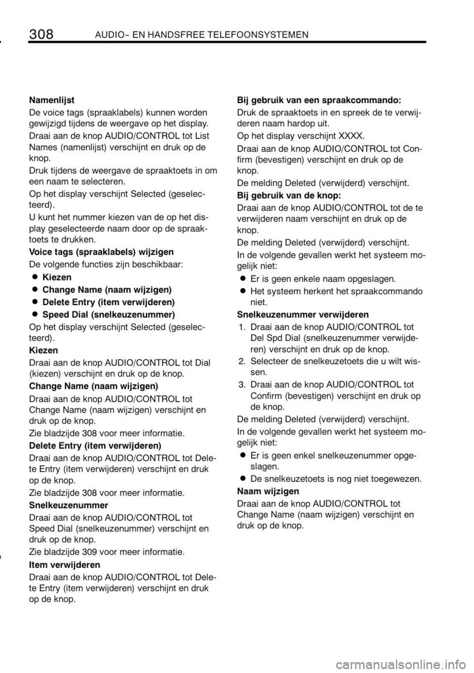 TOYOTA RAV4 2010 Instructieboekje (in Dutch) TOYOTA RAV4 2010 Instructieboekje (in Dutch)