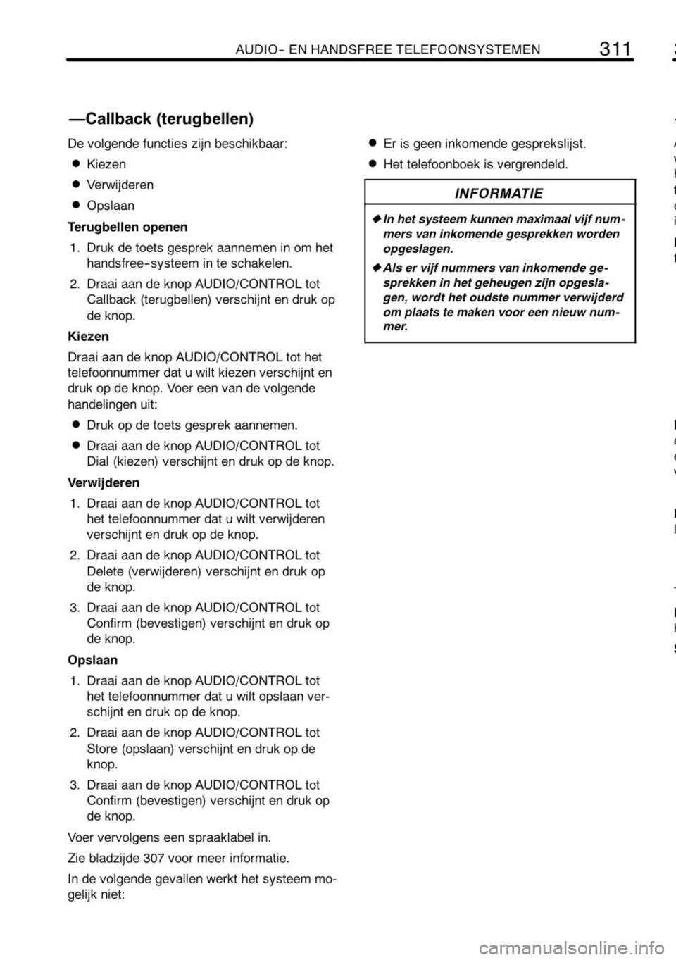 TOYOTA RAV4 2010 Instructieboekje (in Dutch) TOYOTA RAV4 2010 Instructieboekje (in Dutch)