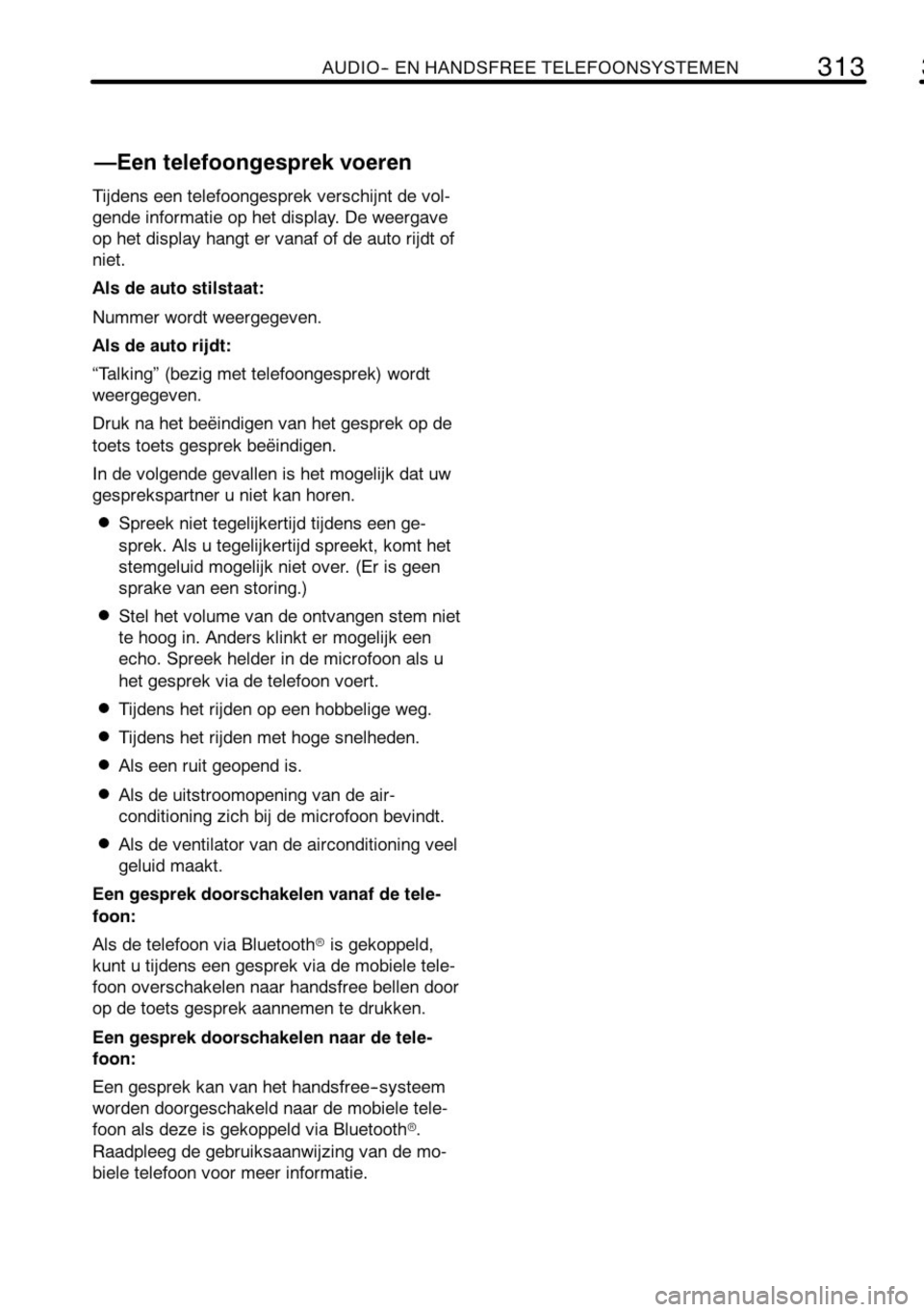 TOYOTA RAV4 2010 Instructieboekje (in Dutch) TOYOTA RAV4 2010 Instructieboekje (in Dutch)