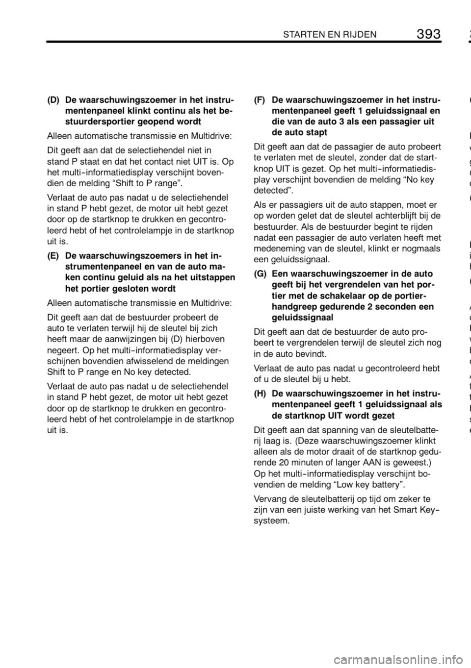 TOYOTA RAV4 2010 Instructieboekje (in Dutch) TOYOTA RAV4 2010 Instructieboekje (in Dutch)