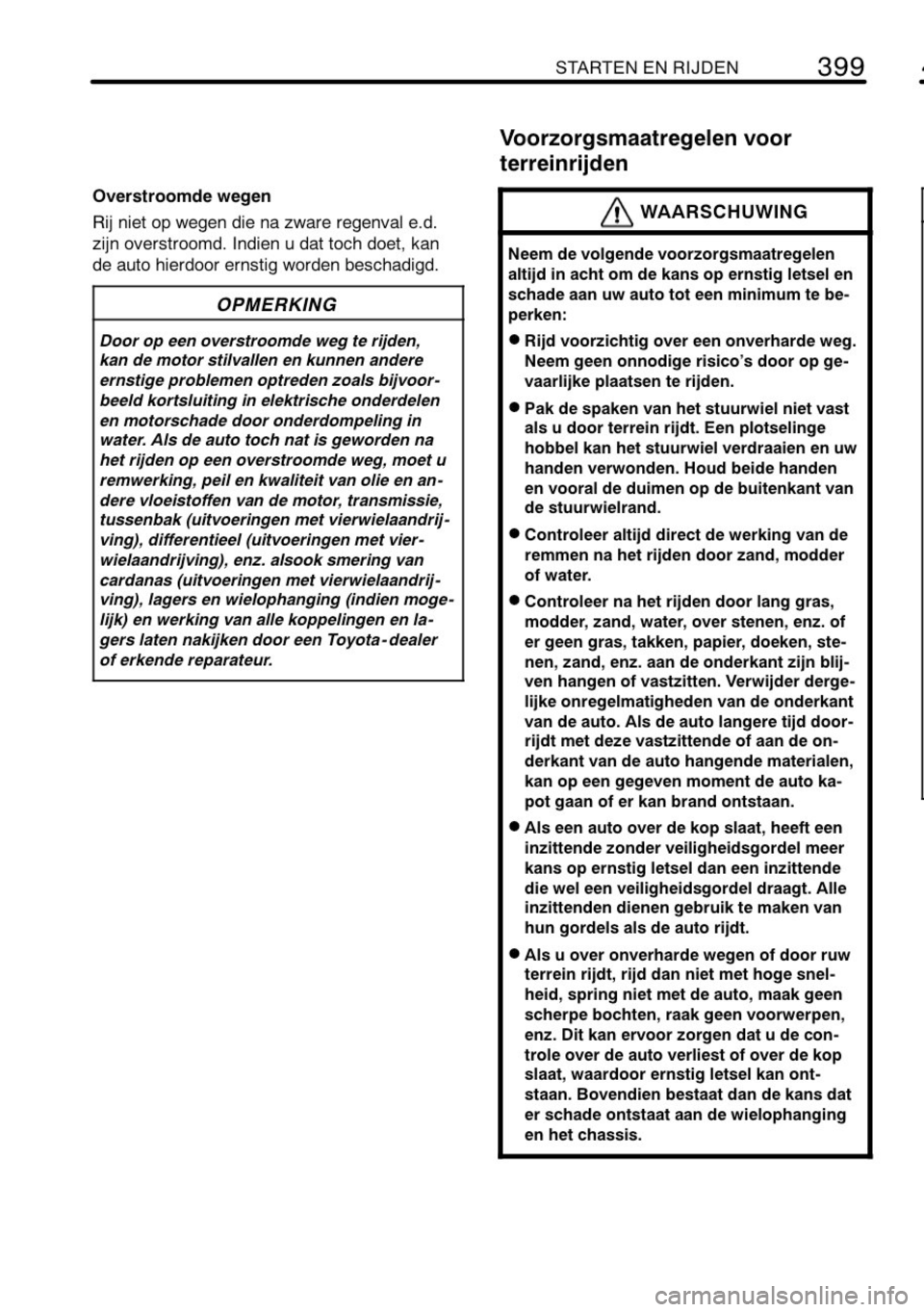 TOYOTA RAV4 2010 Instructieboekje (in Dutch) TOYOTA RAV4 2010 Instructieboekje (in Dutch)