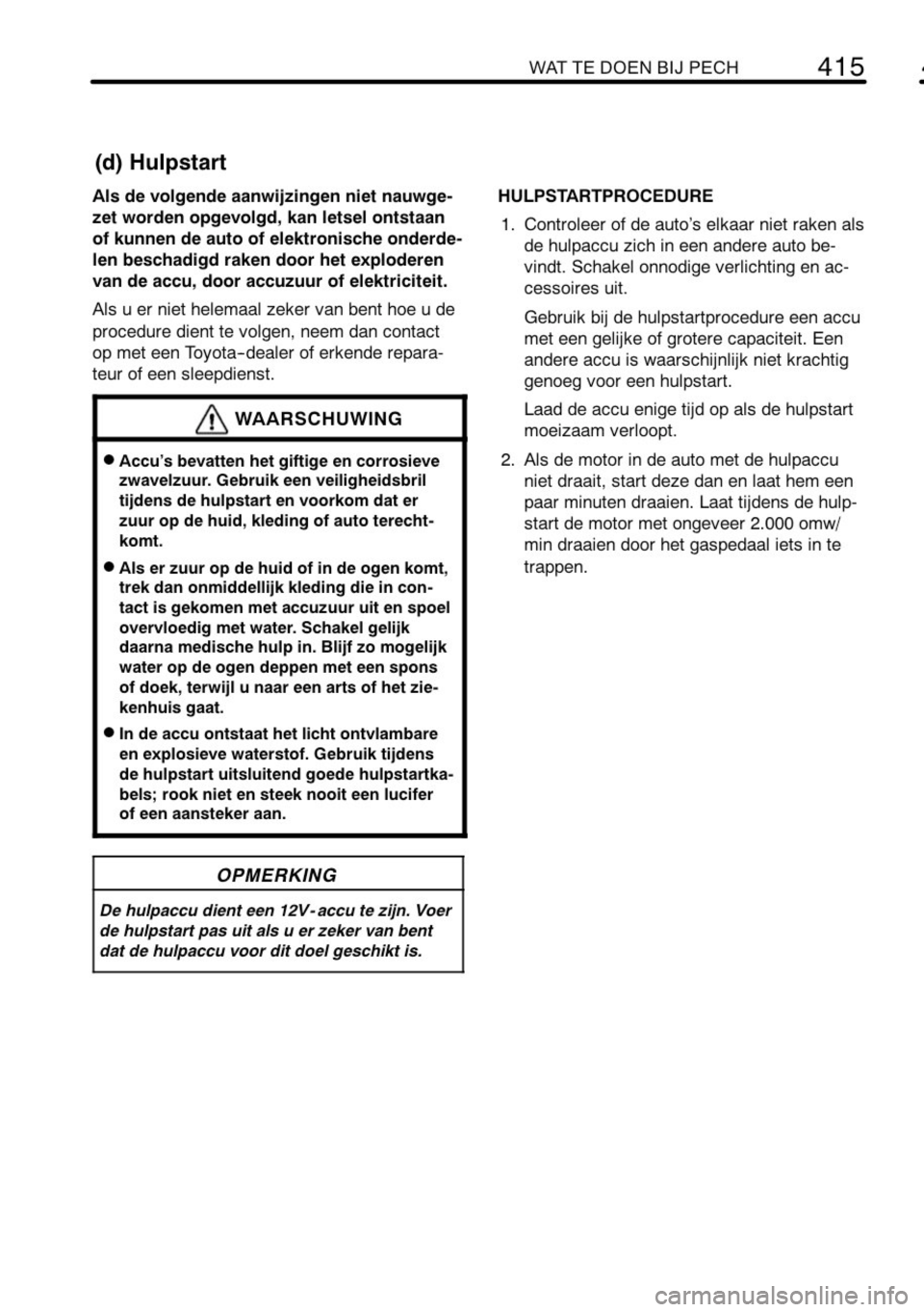 TOYOTA RAV4 2010 Instructieboekje (in Dutch) TOYOTA RAV4 2010 Instructieboekje (in Dutch)