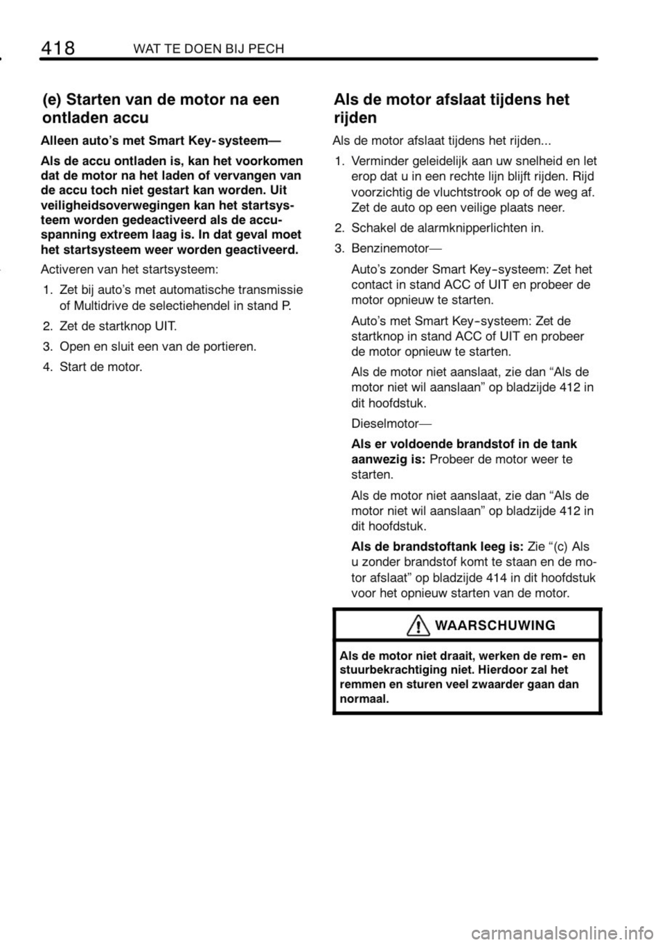 TOYOTA RAV4 2010 Instructieboekje (in Dutch) TOYOTA RAV4 2010 Instructieboekje (in Dutch)