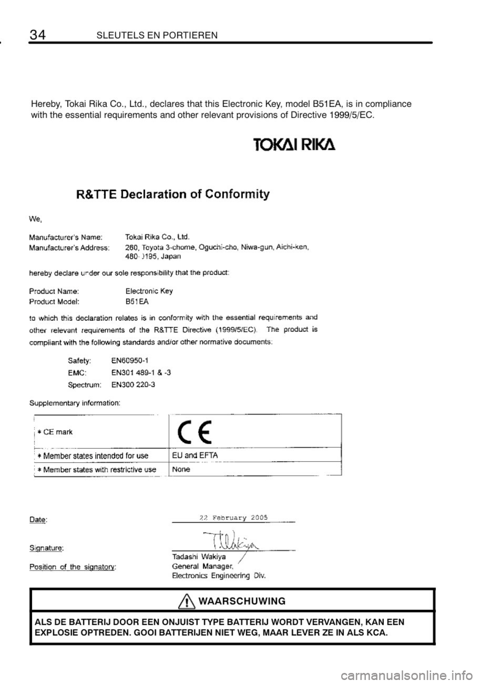 TOYOTA RAV4 2010 Instructieboekje (in Dutch) TOYOTA RAV4 2010 Instructieboekje (in Dutch)