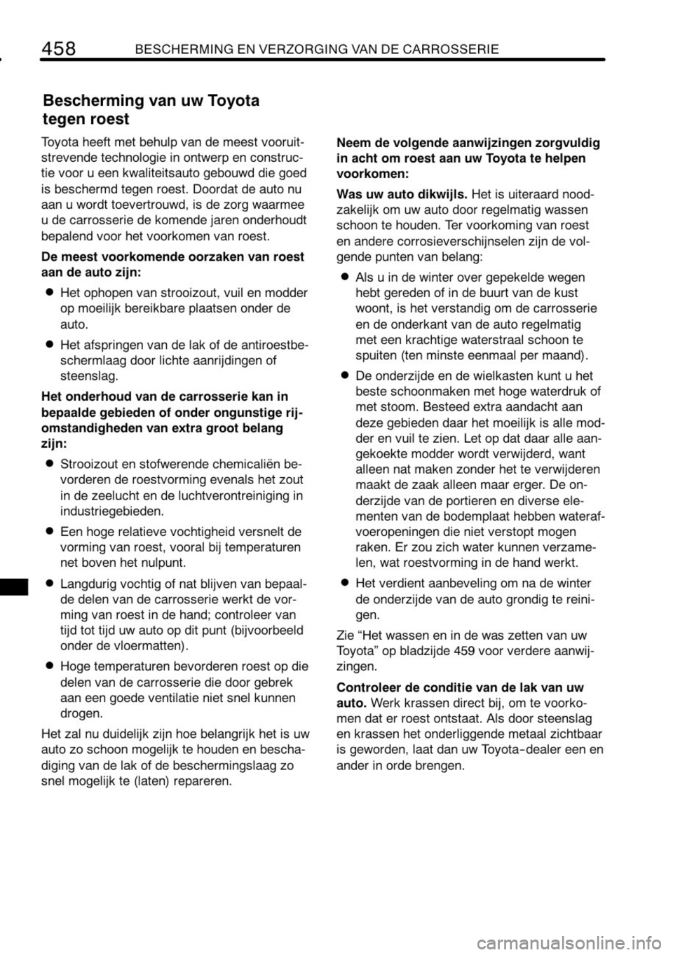 TOYOTA RAV4 2010 Instructieboekje (in Dutch) TOYOTA RAV4 2010 Instructieboekje (in Dutch)