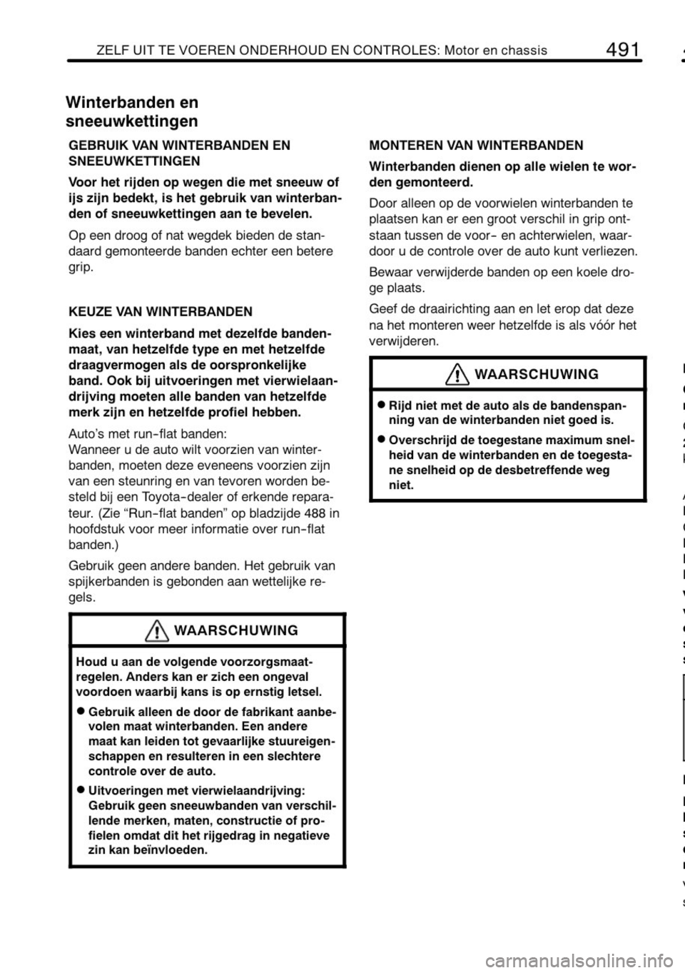 TOYOTA RAV4 2010 Instructieboekje (in Dutch) TOYOTA RAV4 2010 Instructieboekje (in Dutch)