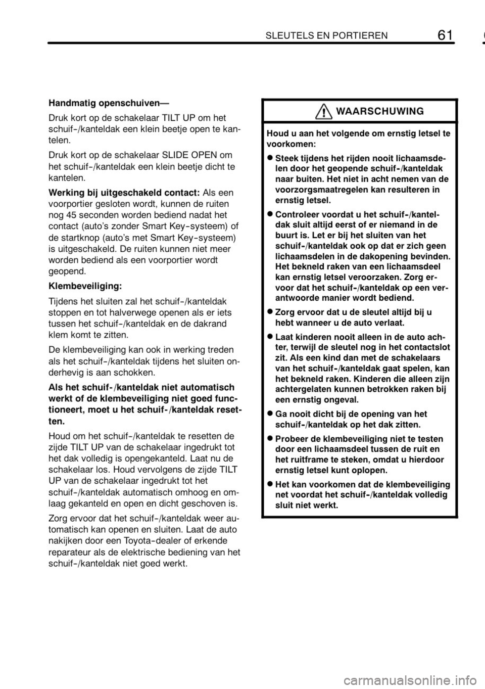 TOYOTA RAV4 2010 Instructieboekje (in Dutch) TOYOTA RAV4 2010 Instructieboekje (in Dutch)