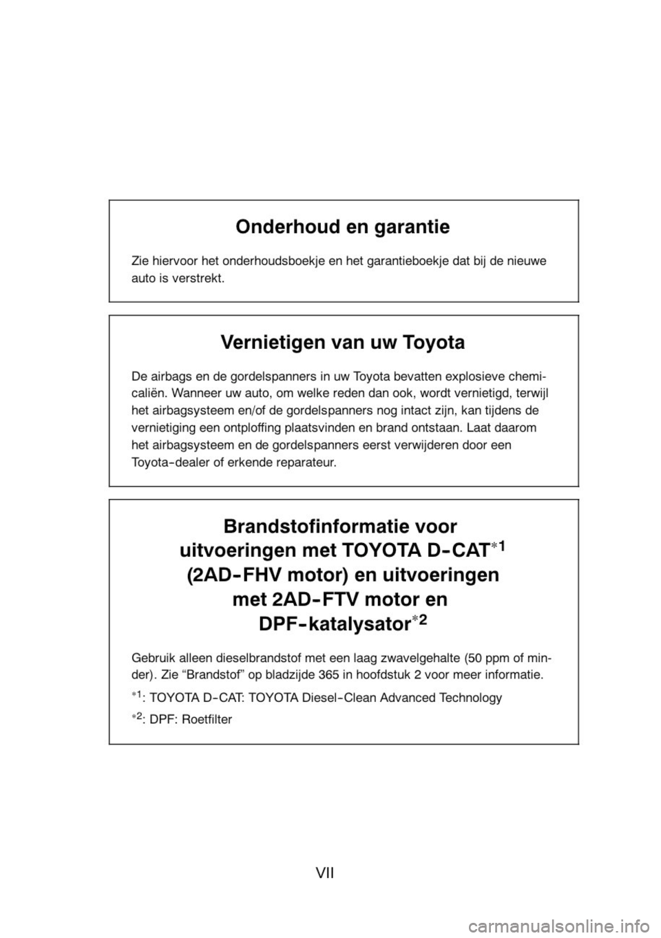 TOYOTA RAV4 2010 Instructieboekje (in Dutch) TOYOTA RAV4 2010 Instructieboekje (in Dutch)