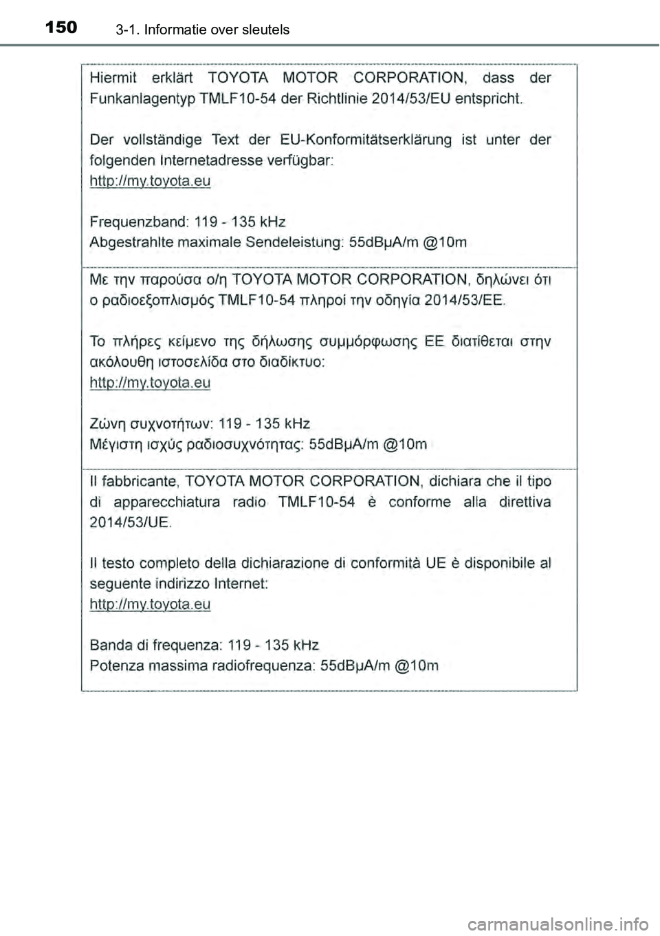 TOYOTA RAV4 HYBRID 2018  Instructieboekje (in Dutch) 1503-1. Informatie over sleutels 