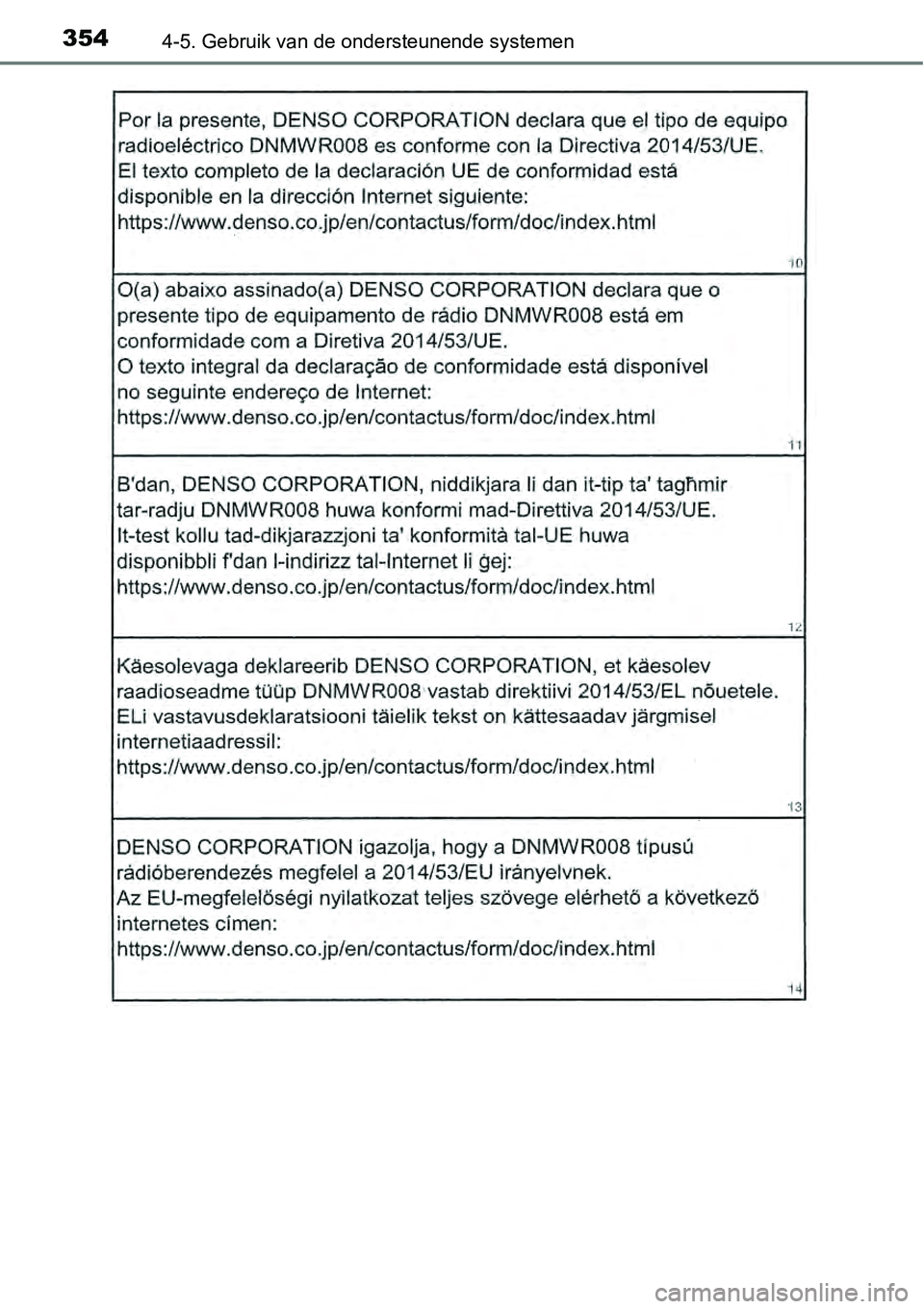 TOYOTA RAV4 HYBRID 2018  Instructieboekje (in Dutch) 3544-5. Gebruik van de ondersteunende systemen 