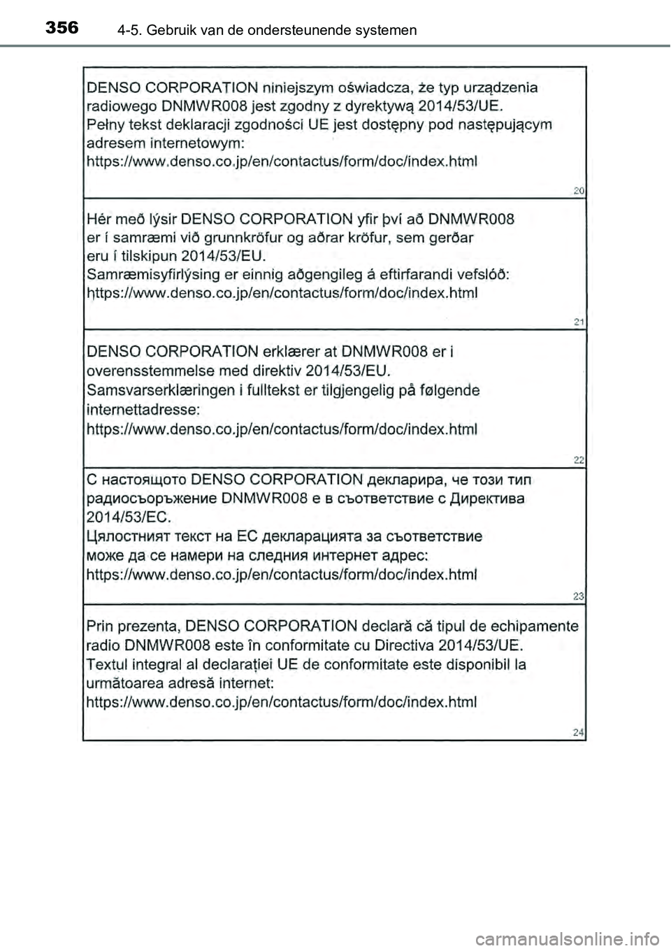 TOYOTA RAV4 HYBRID 2018  Instructieboekje (in Dutch) 3564-5. Gebruik van de ondersteunende systemen 