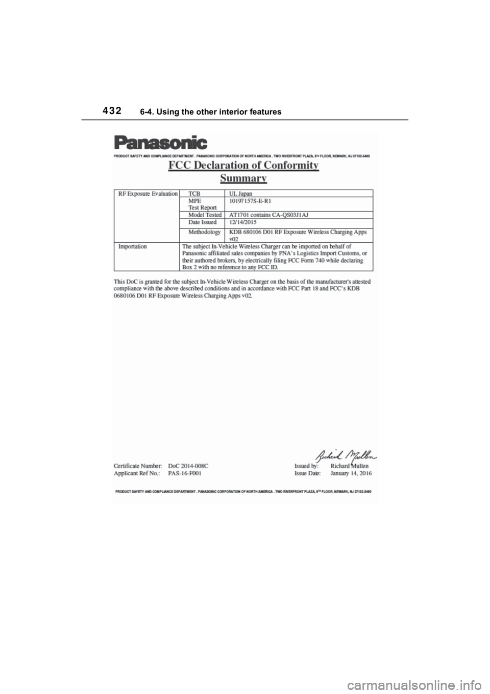 TOYOTA RAV4 PRIME 2021 Owners Manual 4326-4. Using the other interior features TOYOTA RAV4 PRIME 2021 Owners Manual 4326-4. Using the other interior features