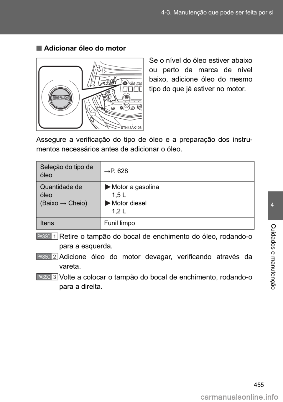 TOYOTA VERSO 2017  Manual de utilização (in Portuguese) ��� ������0�D�Q�X�W�H�Q�o�m�R��T�X�H��S�R�G�H��V�H�U��I�H�L�W�D��S�R�U��V�L
�
�&�X�L�G�D�G�R�V��H��P�D�Q�X�W�H�Q�o�m�R
n
nn n�$�G�L�F�L�R�Q�D�U��y�O�H�R��G�R��P�R�W�R�U
�6�H��R��