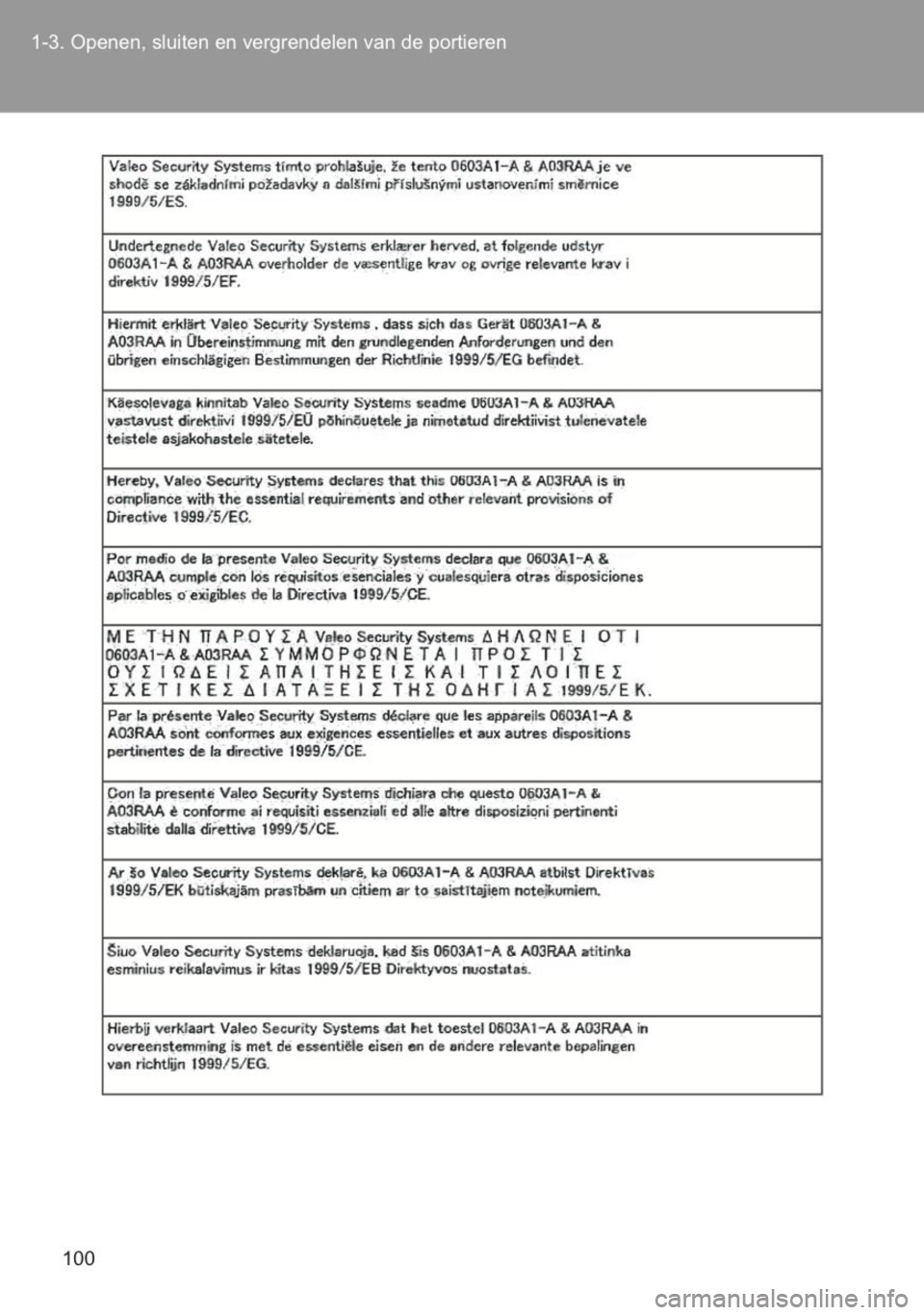 TOYOTA YARIS 2014  Instructieboekje (in Dutch) 