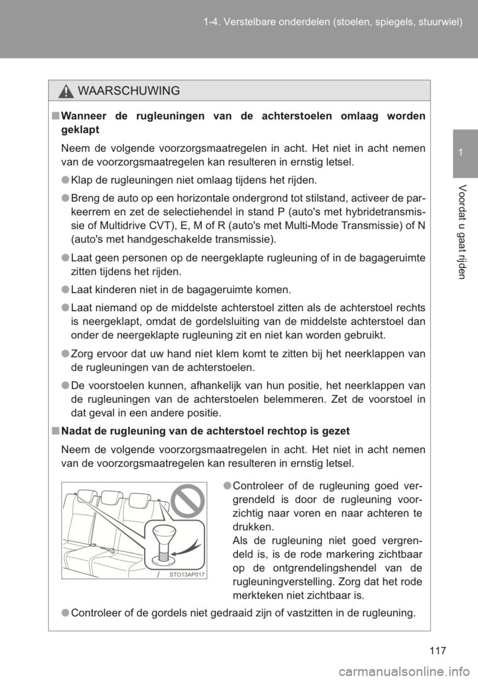 TOYOTA YARIS 2014 Instructieboekje (in Dutch) TOYOTA YARIS 2014 Instructieboekje (in Dutch)
