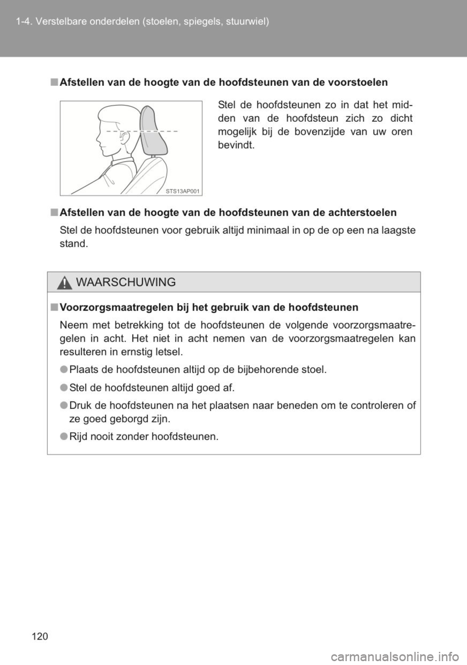 TOYOTA YARIS 2014 Instructieboekje (in Dutch) TOYOTA YARIS 2014 Instructieboekje (in Dutch)