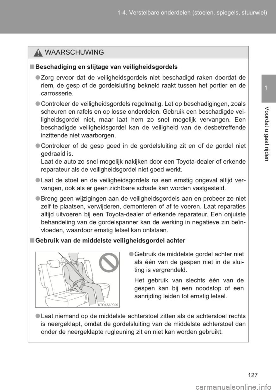 TOYOTA YARIS 2014 Instructieboekje (in Dutch) TOYOTA YARIS 2014 Instructieboekje (in Dutch)