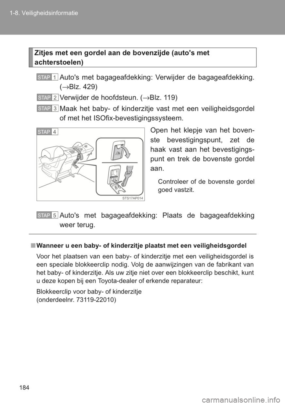 TOYOTA YARIS 2014  Instructieboekje (in Dutch) 