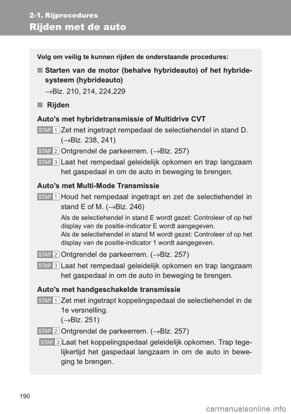TOYOTA YARIS 2014 Instructieboekje (in Dutch) TOYOTA YARIS 2014 Instructieboekje (in Dutch)