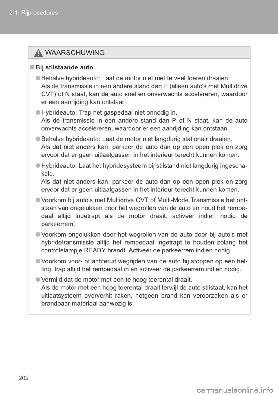 TOYOTA YARIS 2014  Instructieboekje (in Dutch) 