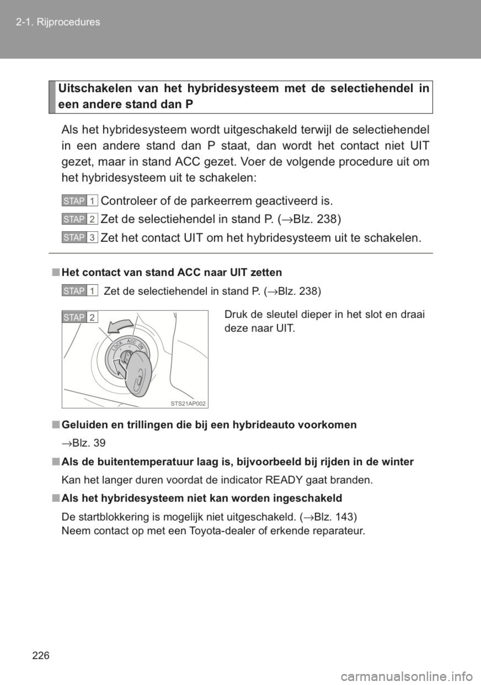 TOYOTA YARIS 2014  Instructieboekje (in Dutch) 