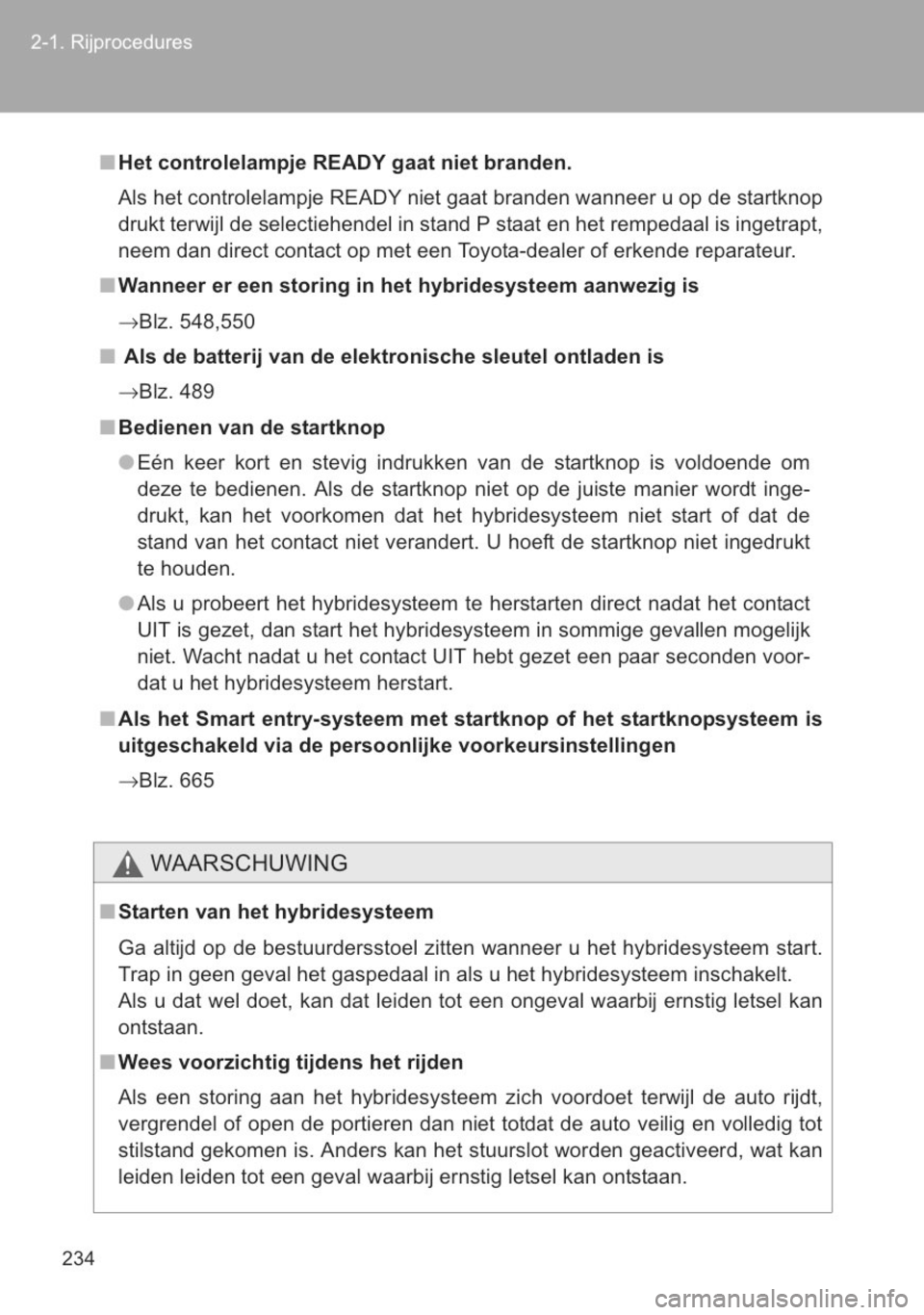 TOYOTA YARIS 2014  Instructieboekje (in Dutch) 