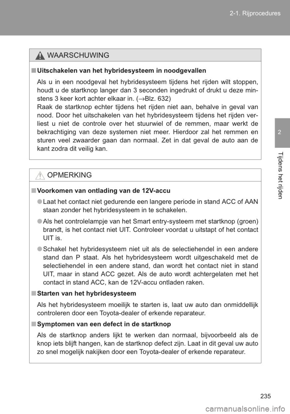 TOYOTA YARIS 2014  Instructieboekje (in Dutch) 