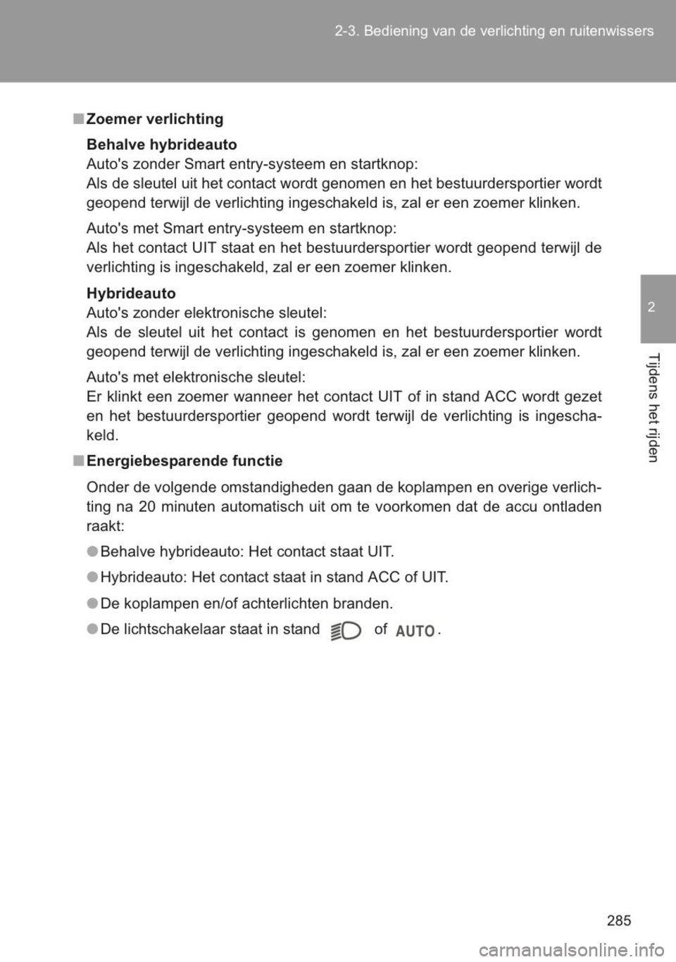 TOYOTA YARIS 2014  Instructieboekje (in Dutch) 