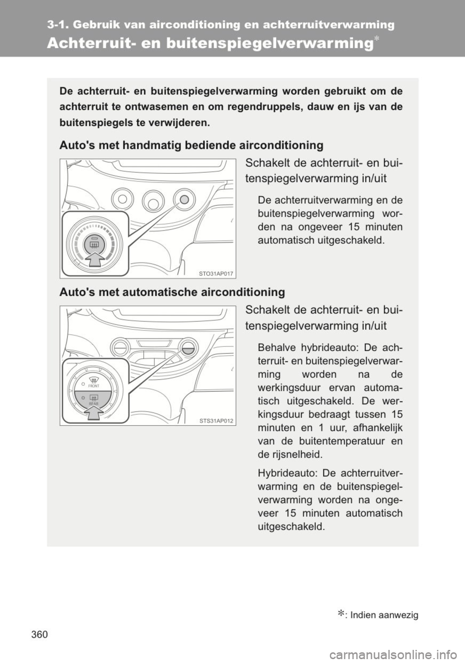 TOYOTA YARIS 2014 Instructieboekje (in Dutch) TOYOTA YARIS 2014 Instructieboekje (in Dutch)