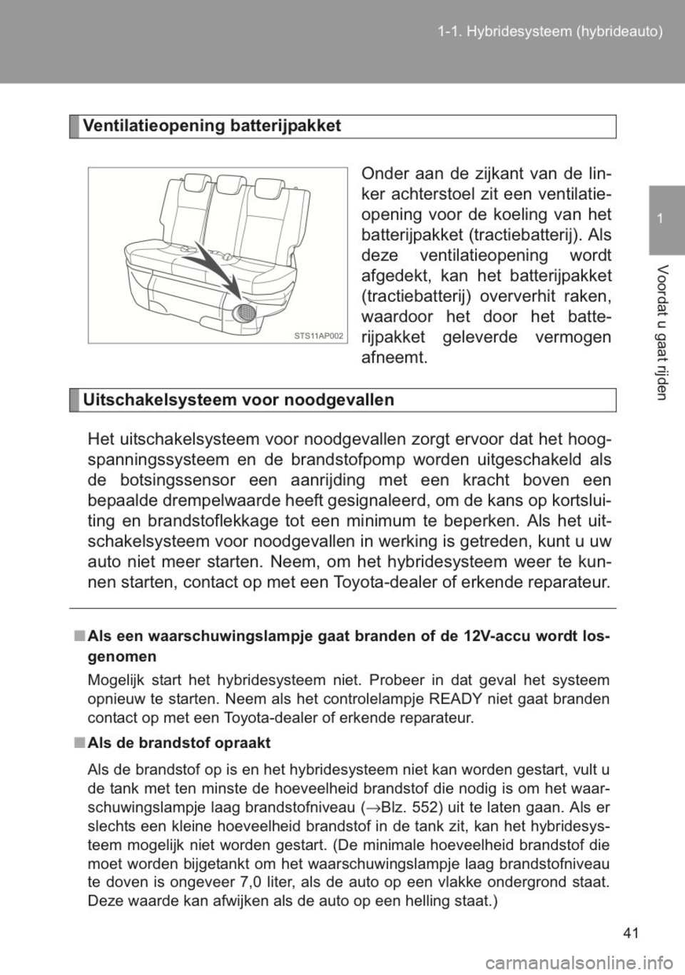 TOYOTA YARIS 2014 Instructieboekje (in Dutch) TOYOTA YARIS 2014 Instructieboekje (in Dutch)