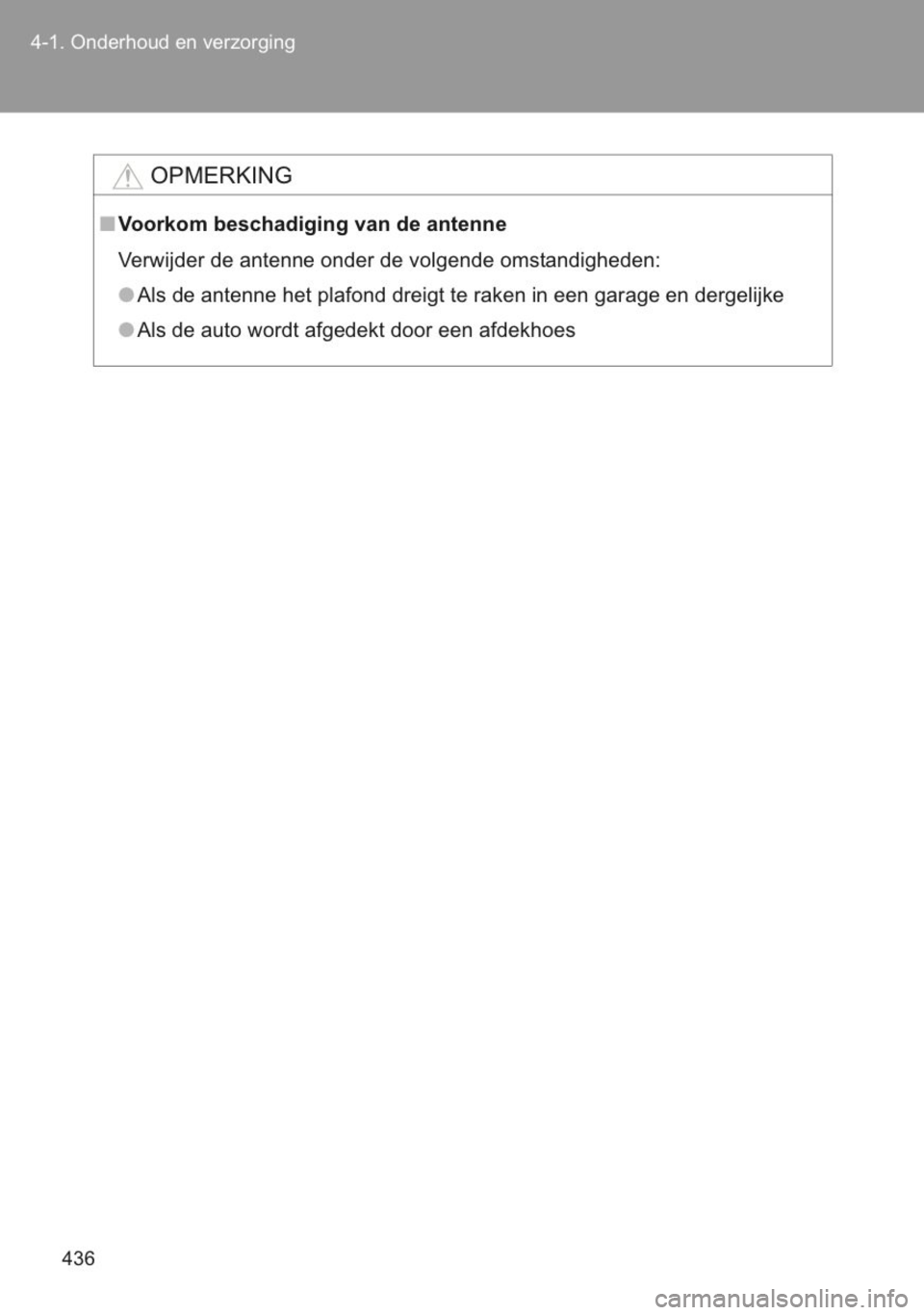 TOYOTA YARIS 2014 Instructieboekje (in Dutch) TOYOTA YARIS 2014 Instructieboekje (in Dutch)