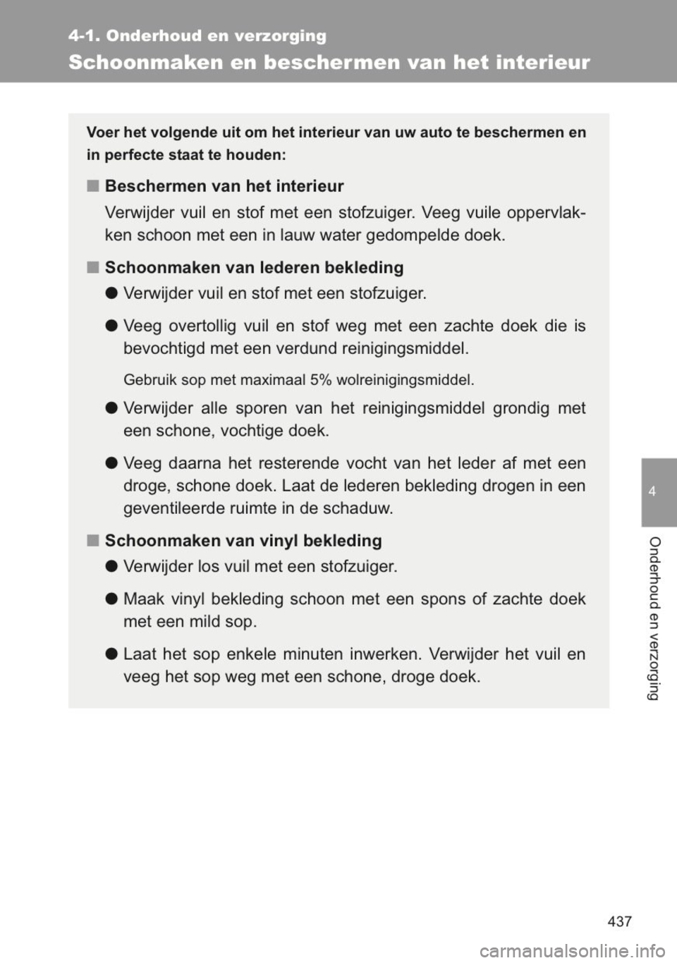TOYOTA YARIS 2014 Instructieboekje (in Dutch) TOYOTA YARIS 2014 Instructieboekje (in Dutch)