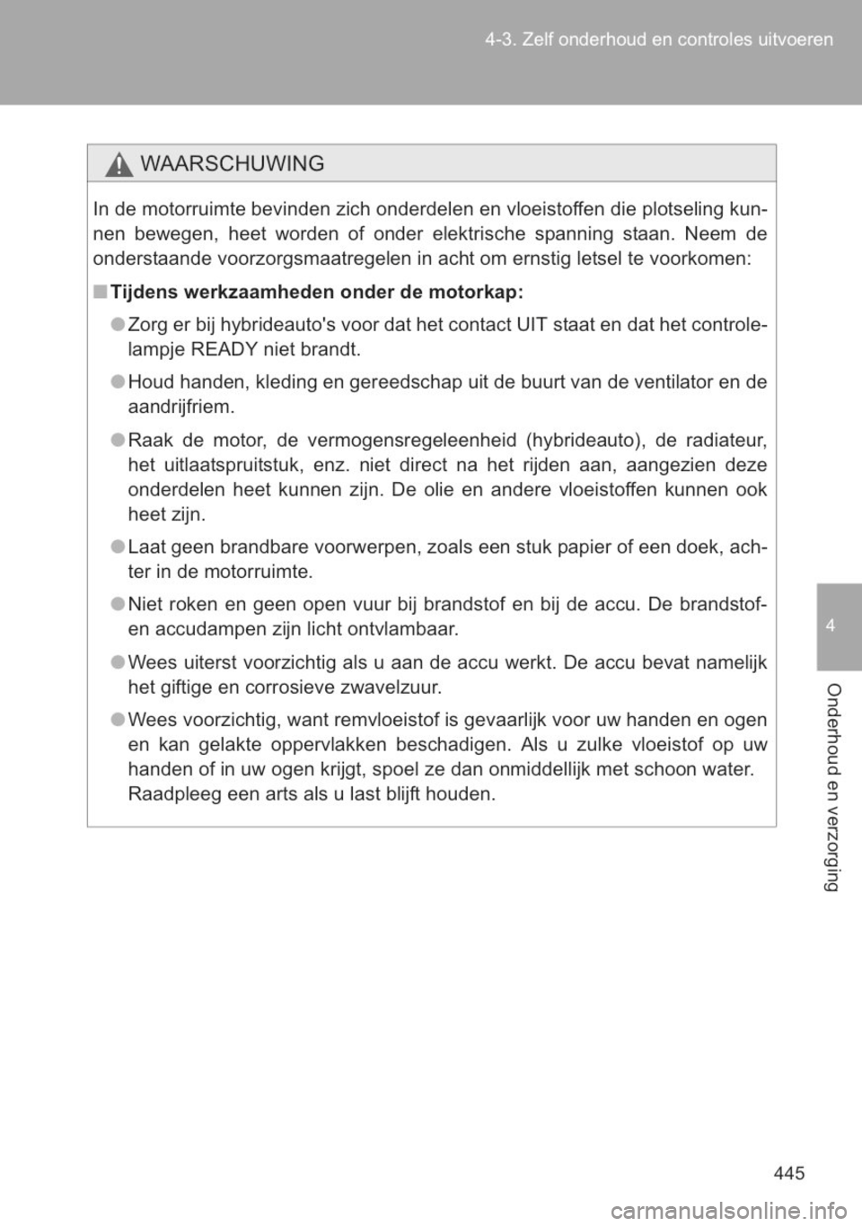 TOYOTA YARIS 2014  Instructieboekje (in Dutch) 
