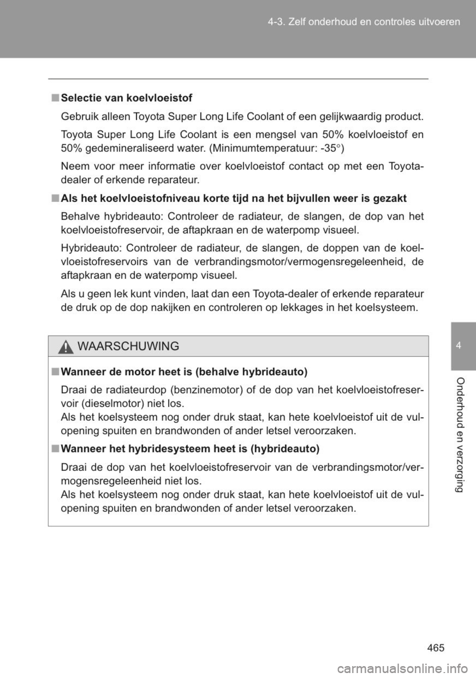 TOYOTA YARIS 2014  Instructieboekje (in Dutch) 