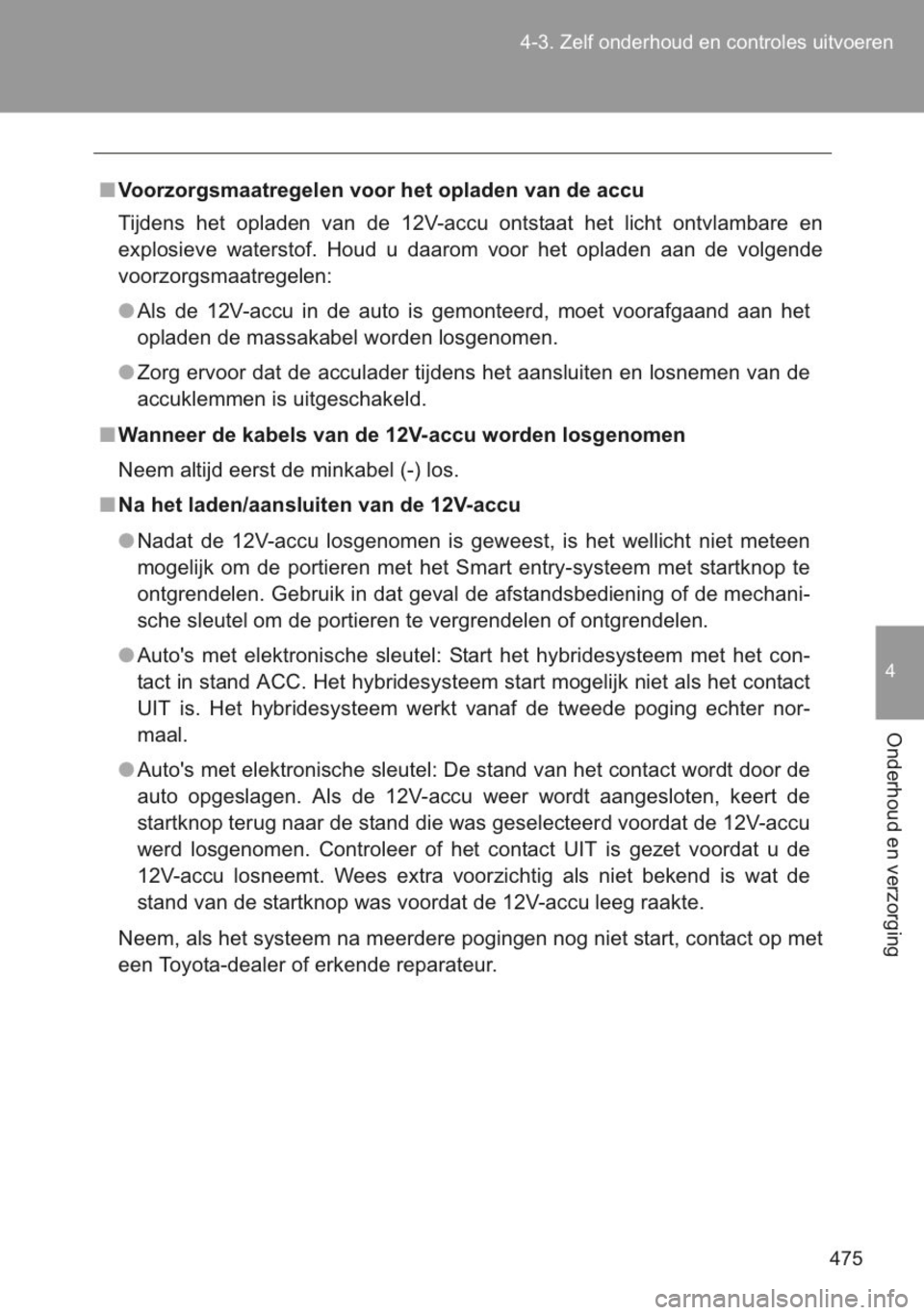 TOYOTA YARIS 2014  Instructieboekje (in Dutch) 