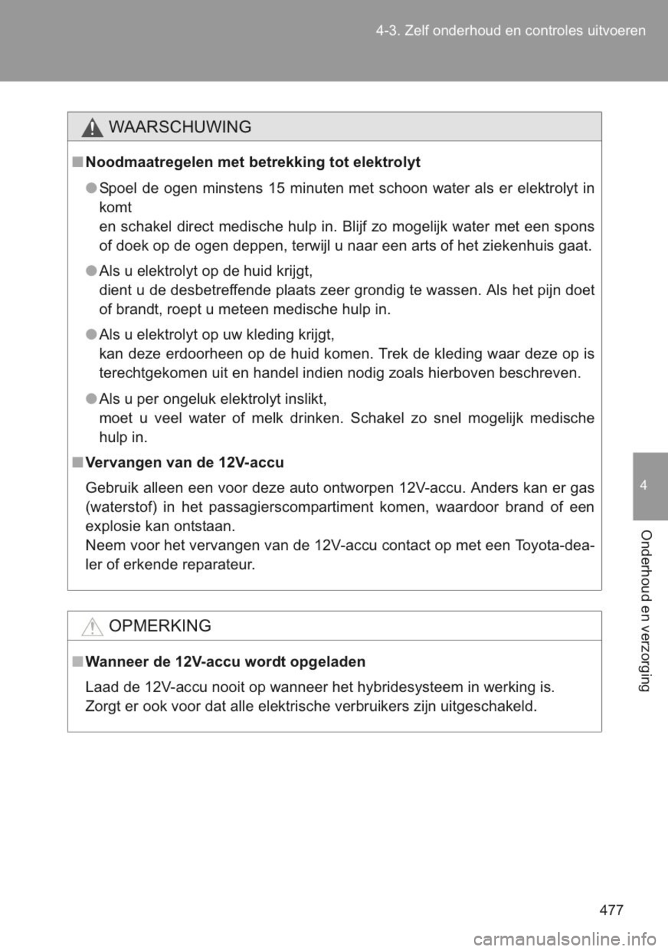 TOYOTA YARIS 2014  Instructieboekje (in Dutch) 