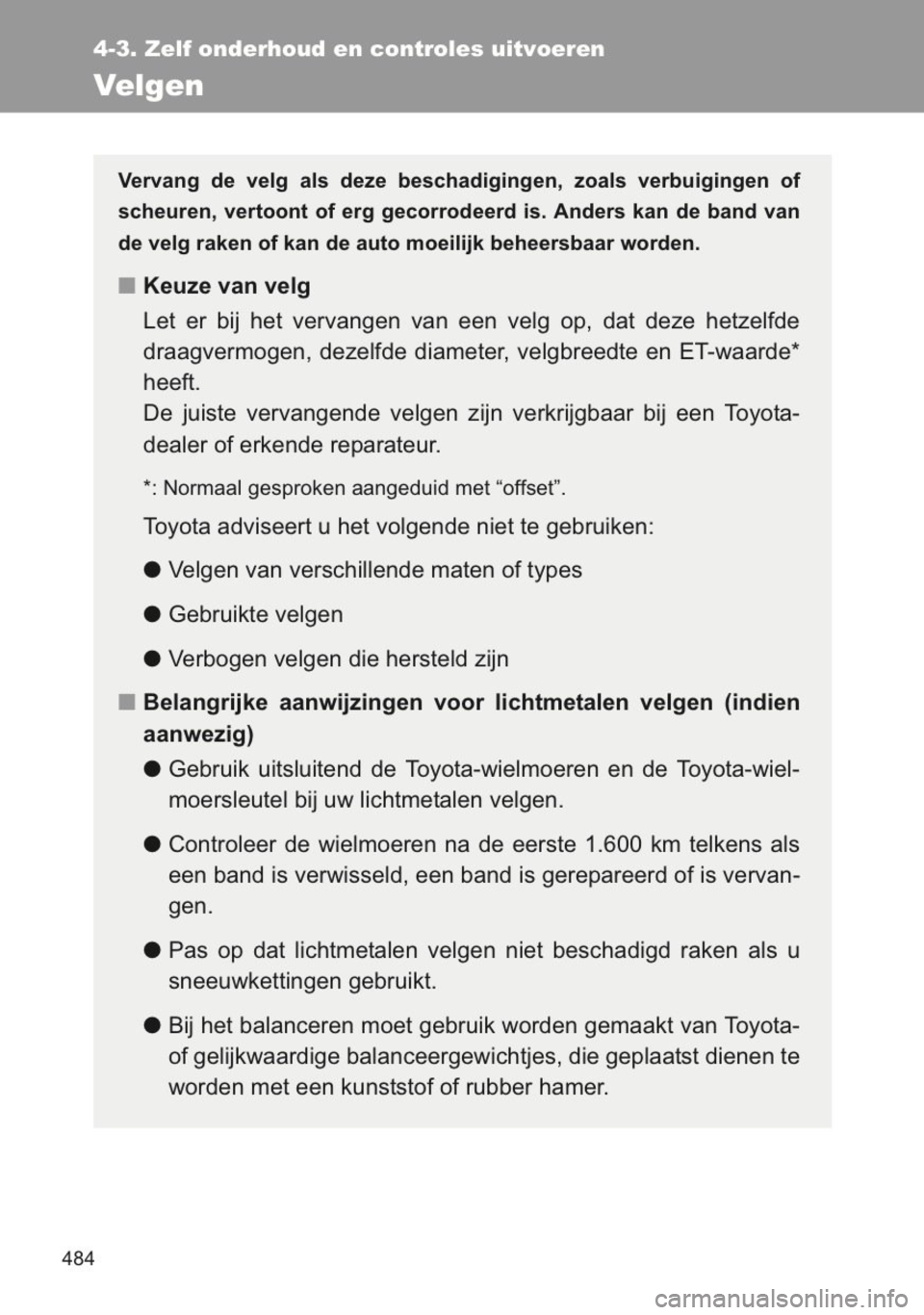 TOYOTA YARIS 2014  Instructieboekje (in Dutch) 