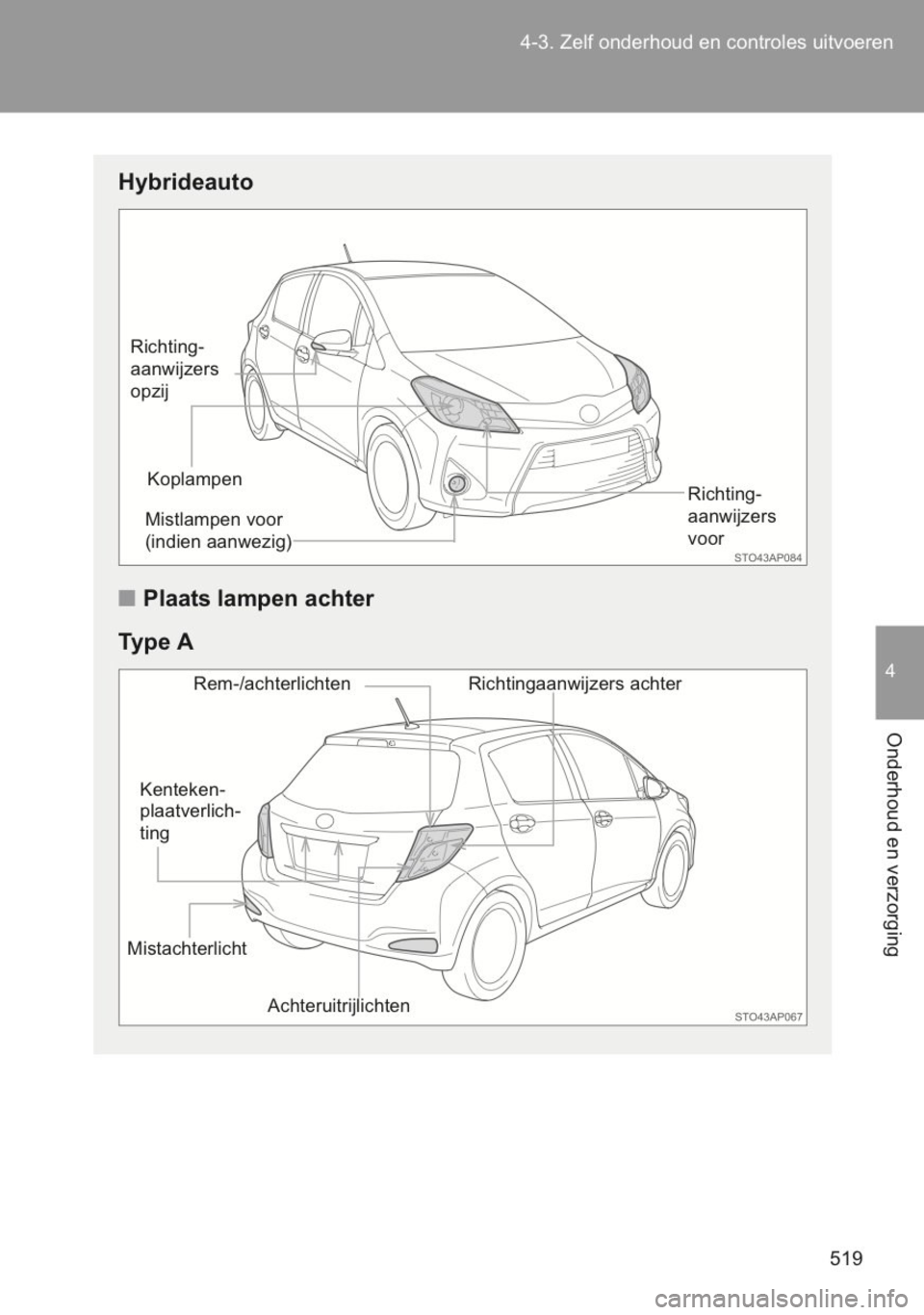TOYOTA YARIS 2014  Instructieboekje (in Dutch) 